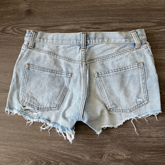 Talula Ripped Denim Shorts Size 25 - Picture 2 of 3